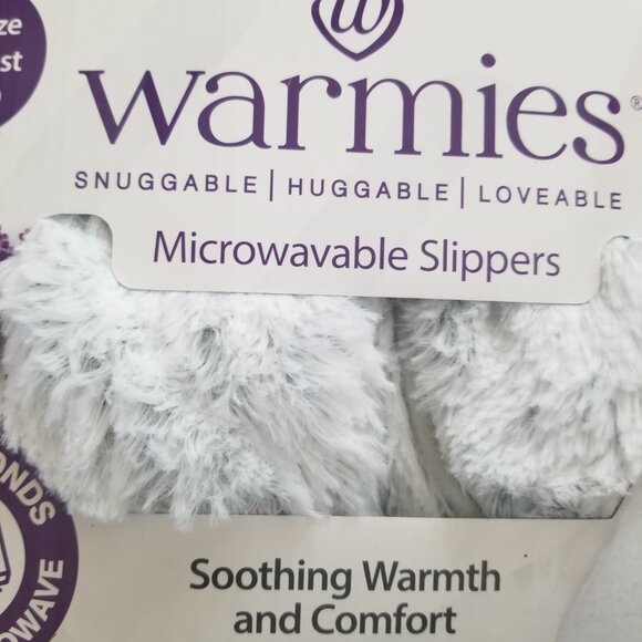 Warmies Microwavable Slippers NWTO - Picture 2 of 5